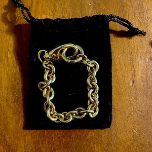 Laura Lombardi gold chain bracelet
